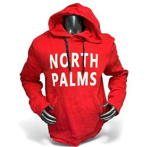 L.O.G.G. LABEL OF GRADED GOODS North Palms Red Hoodie  XL preloved